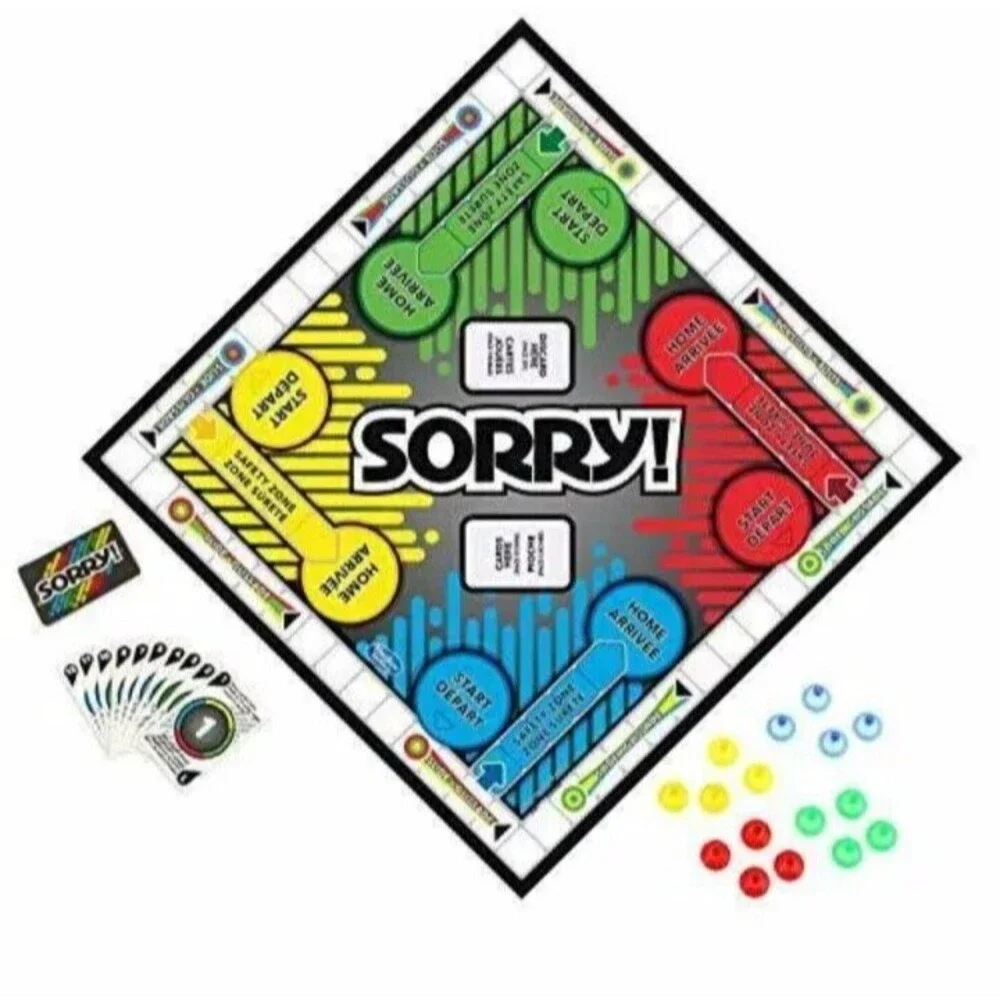 Sorry! Board Game for Kids Ages 6 and Up; Classic Hasbro Board Game